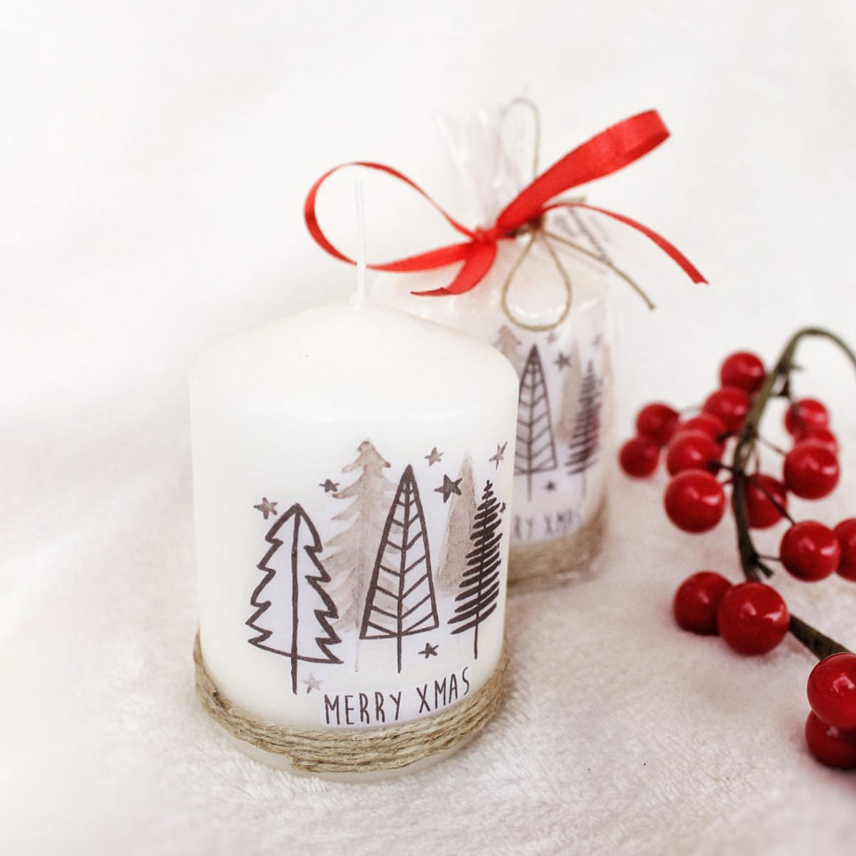 Candele Natalizie Decorate A Mano Candele Natalizie | Candele decorate a mano | Pietro Zanetti Home